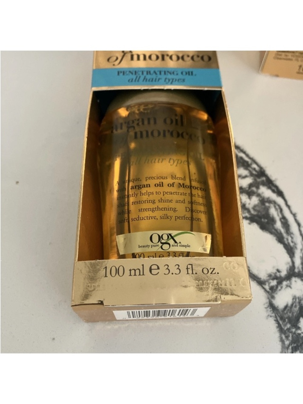 Lot 4 OGX Renewing + Argan Oil of Morocco For Dry Brittle Course Hair 3.3 oz Ea. - Picture 7 of 8